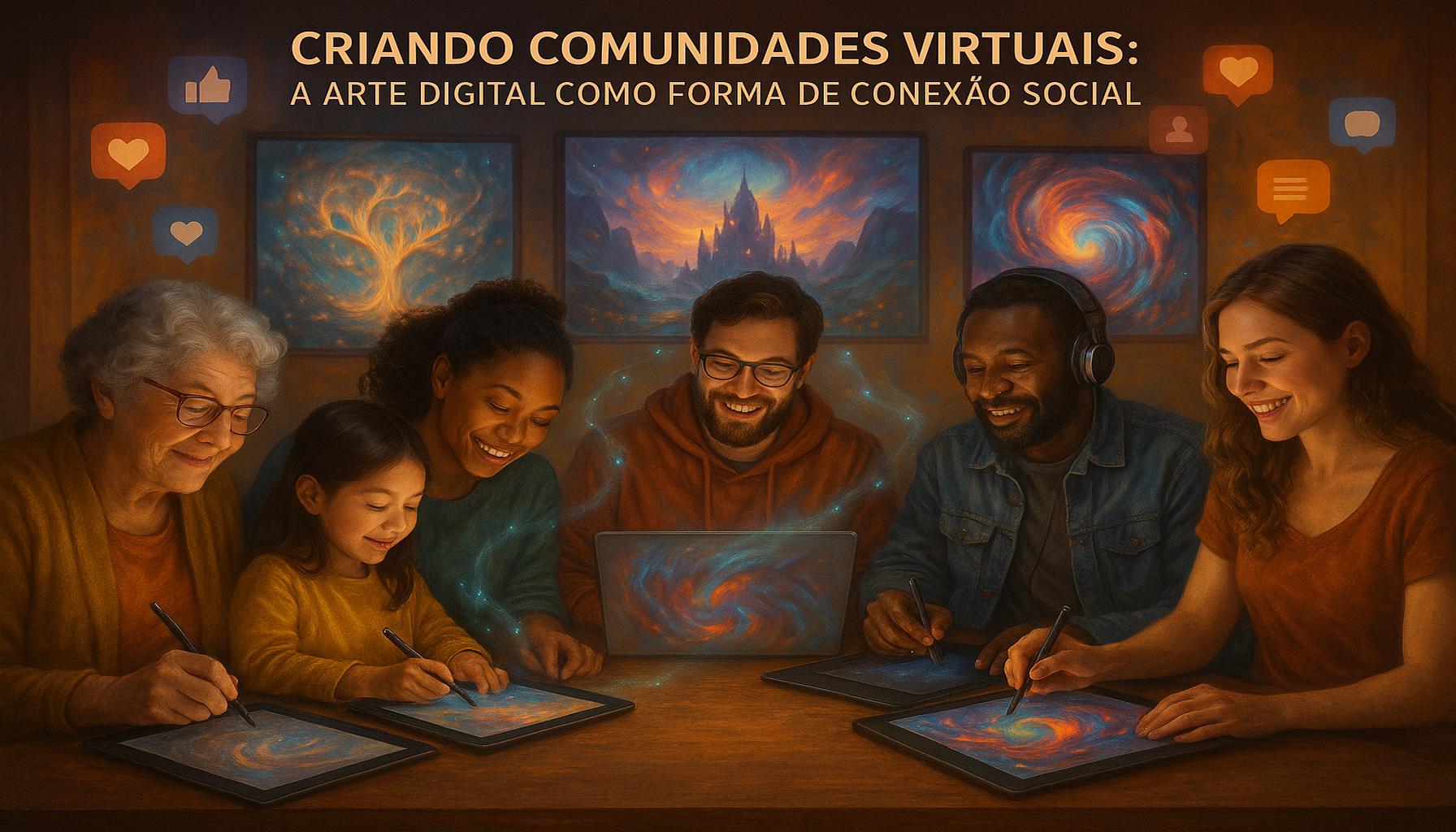 Creating Virtual Communities: Digital Art as a Form of Social Connection